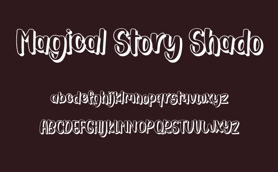 Magical Story font