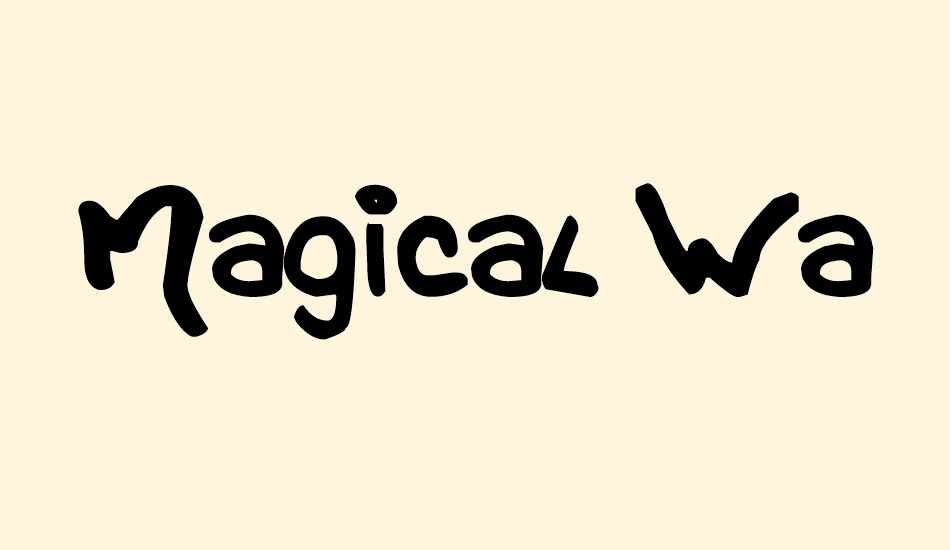 Magical Wands font big