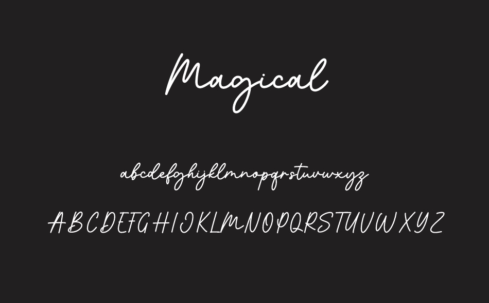 Magical font