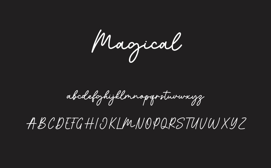 Magical font