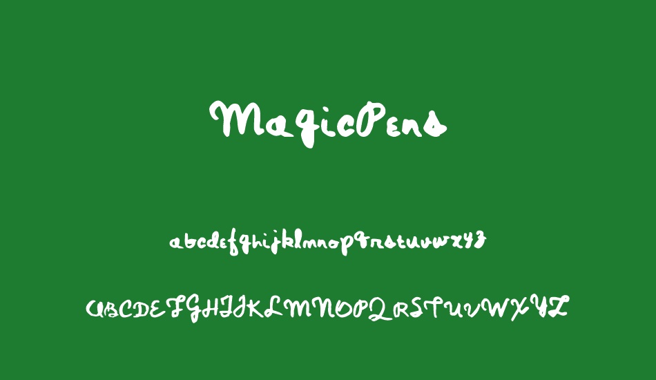 MagicPens font