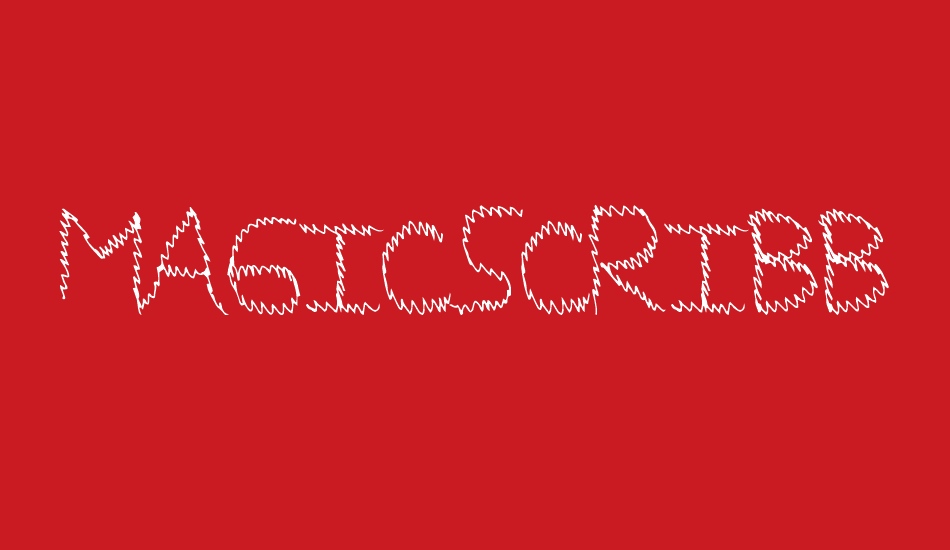 MagicScribble font big