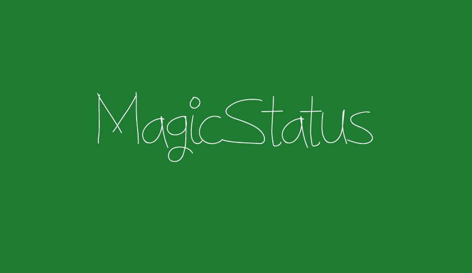 MagicStatus font big
