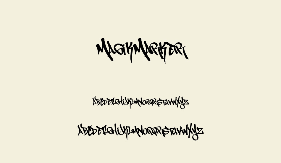 MagikMarker font