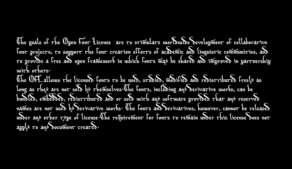 Magna Carta font 1