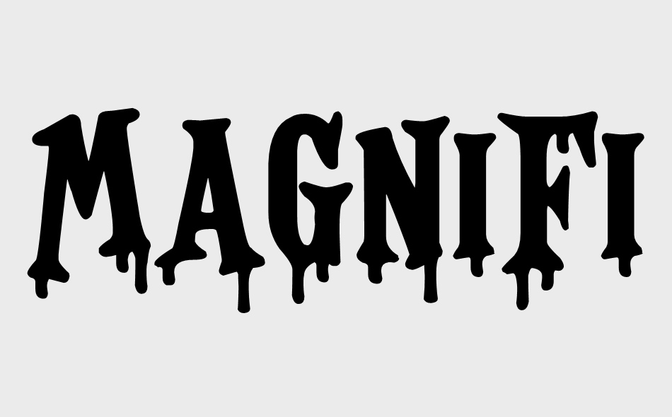 Magnificent Nightmare font big