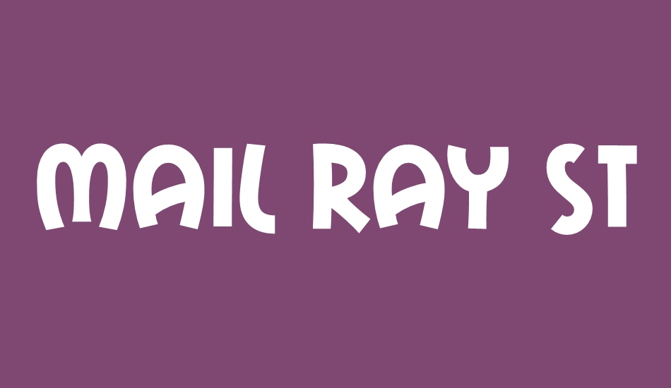 Mail Ray Stuff font big