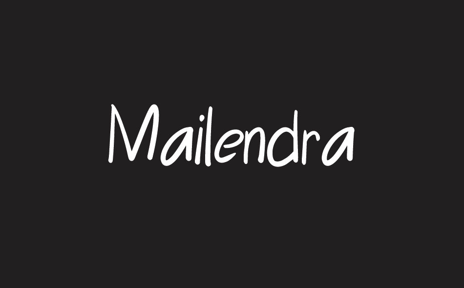 Mailendra font big