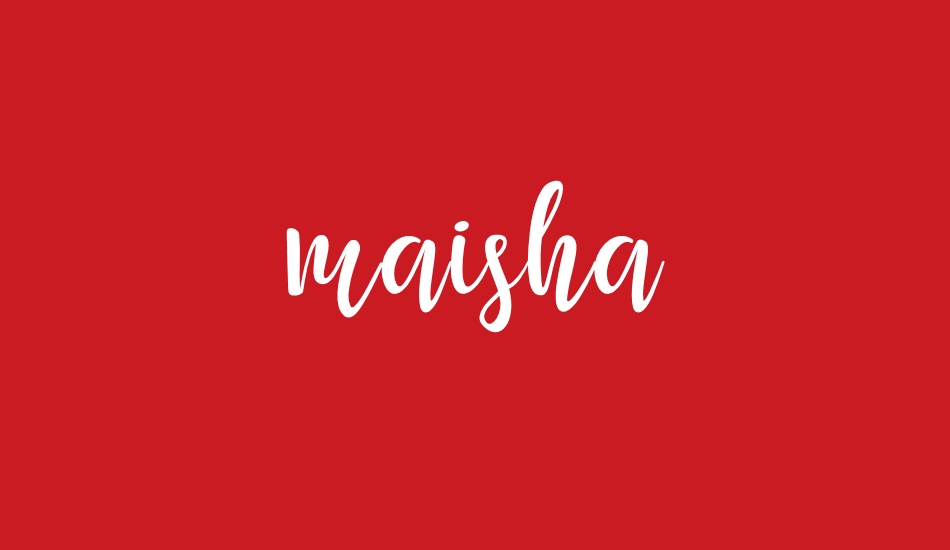 maisha font big