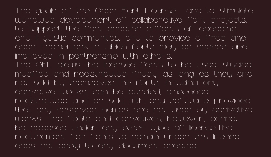 Majoram font 1