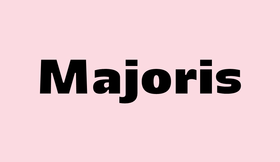 Majoris font big