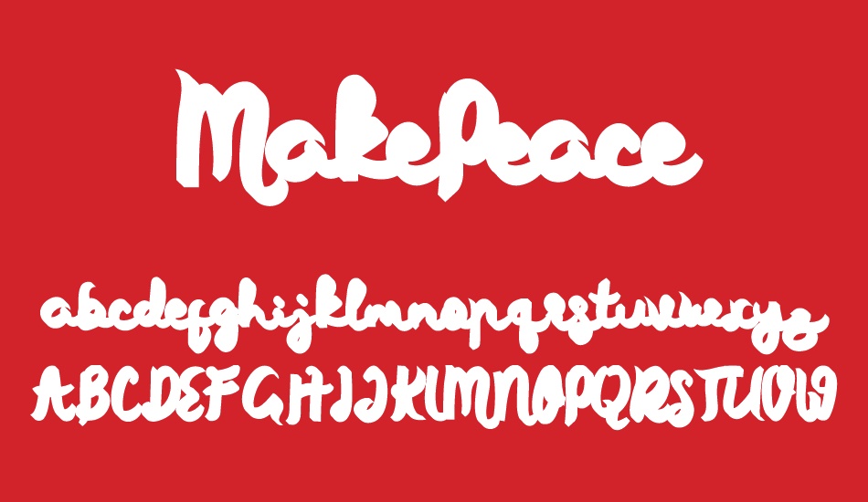 MakePeace font