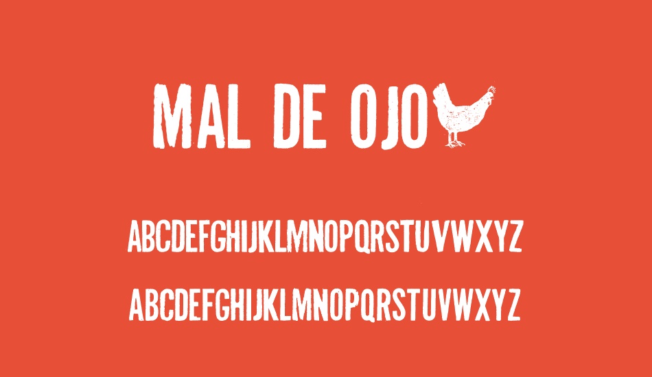 Mal de Ojo1 font