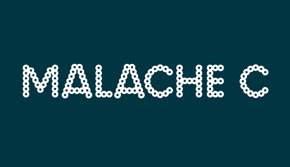 Malache Crunch font big