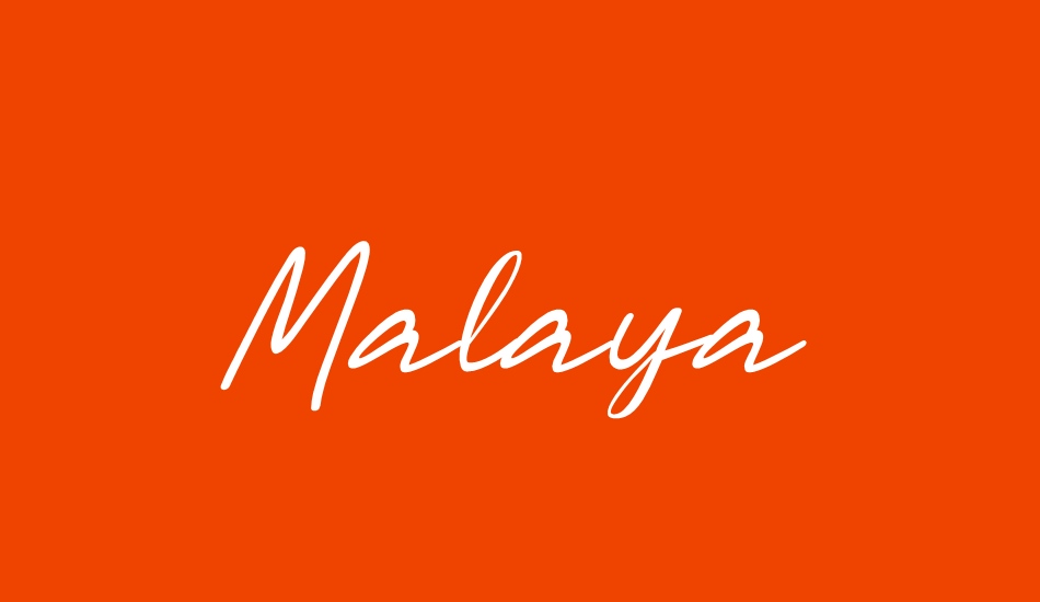 Malaya font big