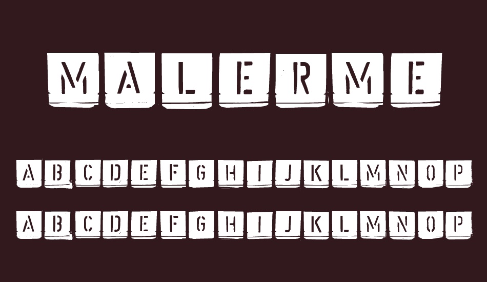 Malermeister font