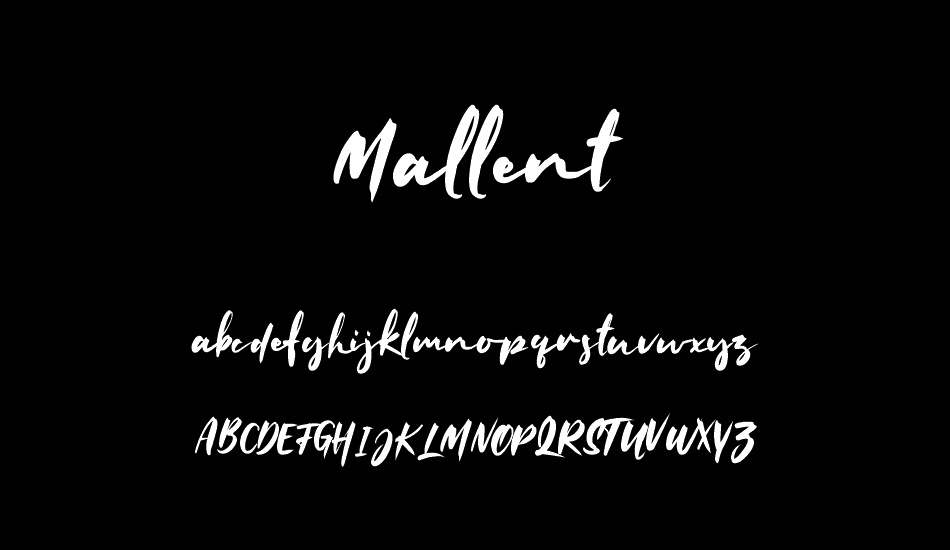 mallent font