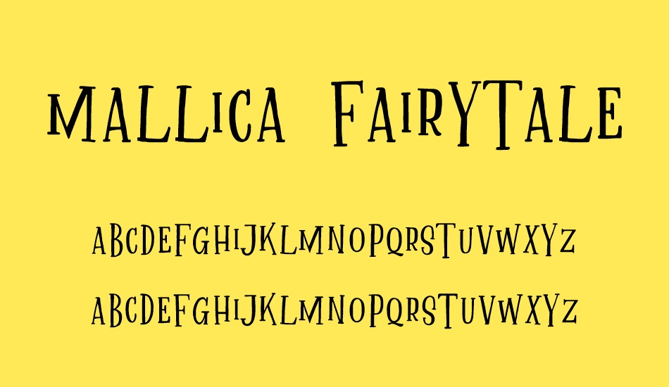 Mallica Fairytale DEMO font
