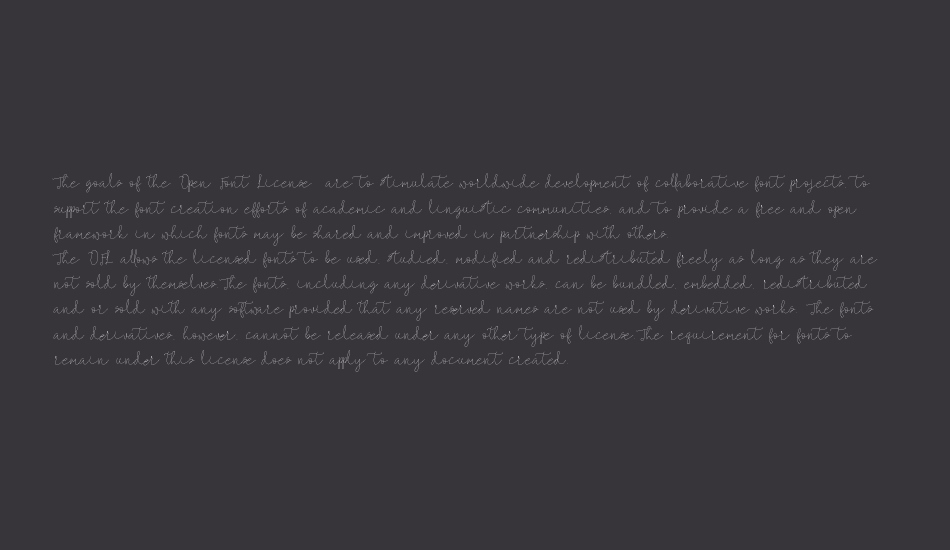 Mallino font 1