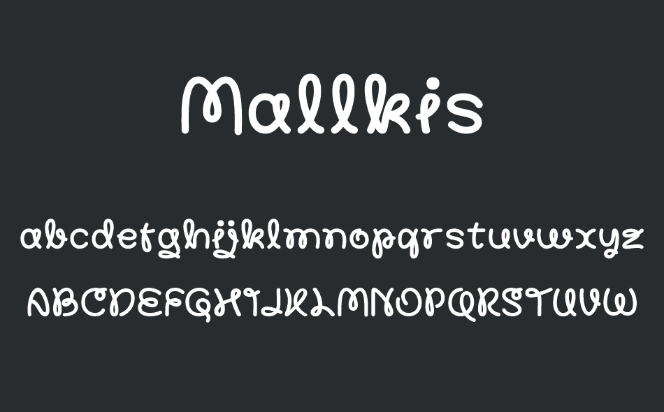 Mallkis font