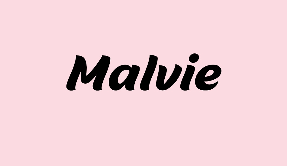 Malvie font big