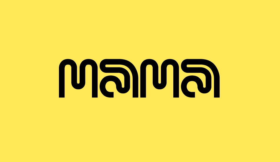 Mama font big