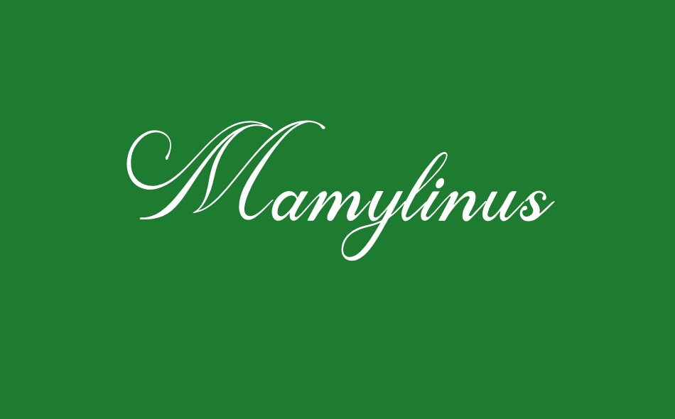 Mamylinus font big