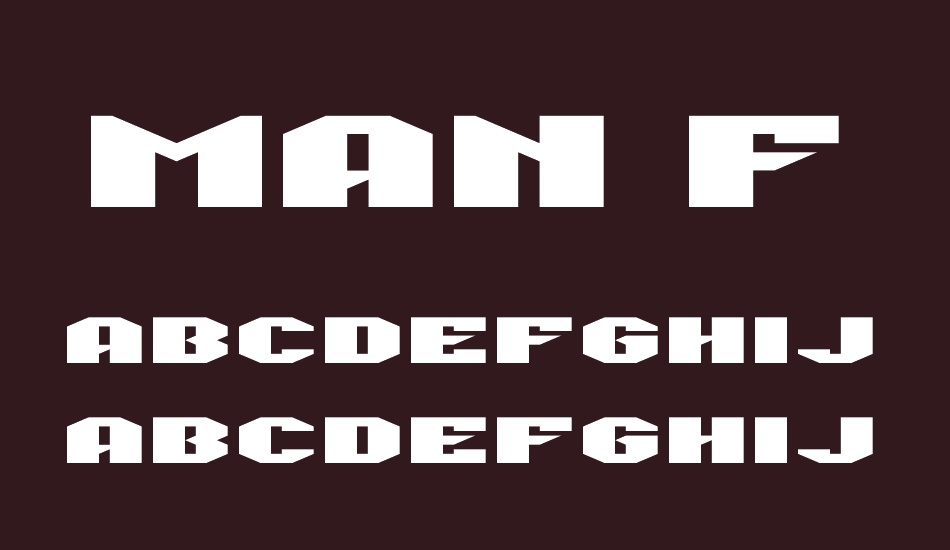 Man Flu font