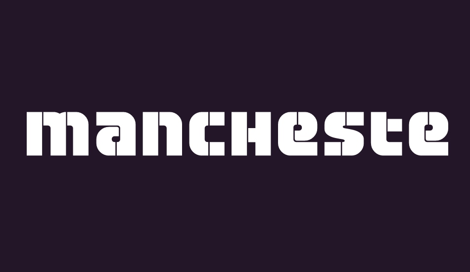 Manchester font big