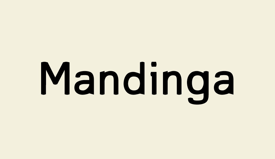 Mandinga font big