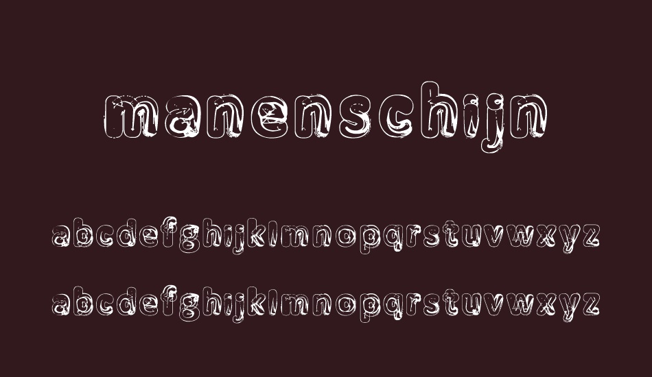 Manenschijn font