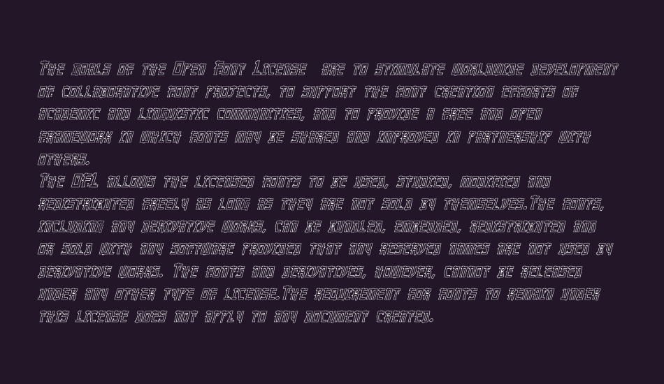 Manga Hollow font 1