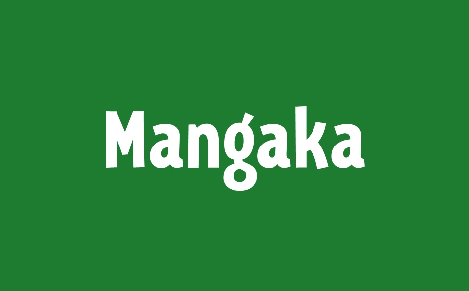 Mangaka font big