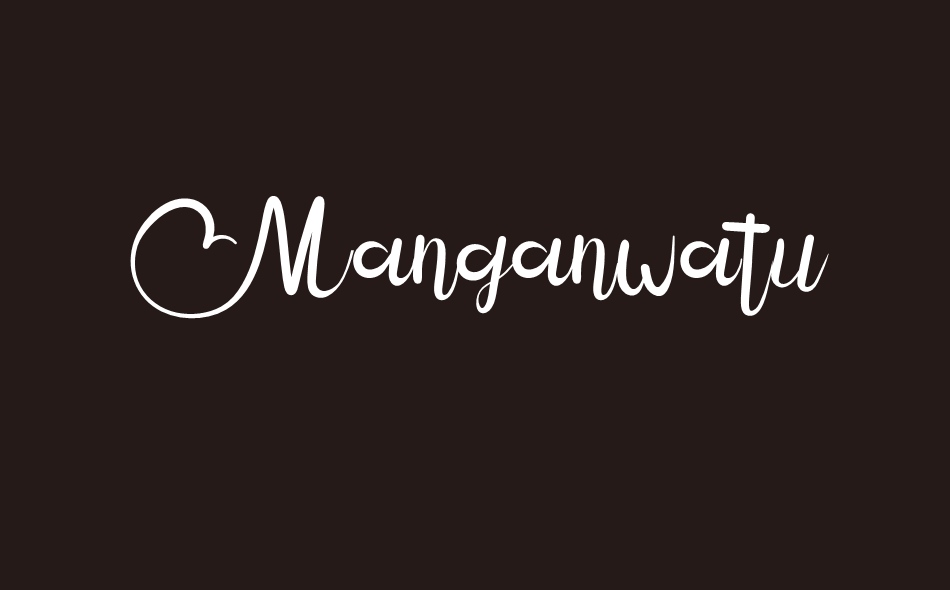 Mangan Watu font big