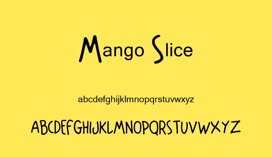 Mango Slice font