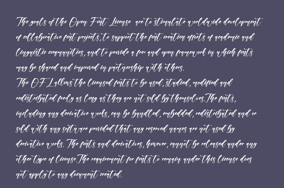 Mantilda font 1