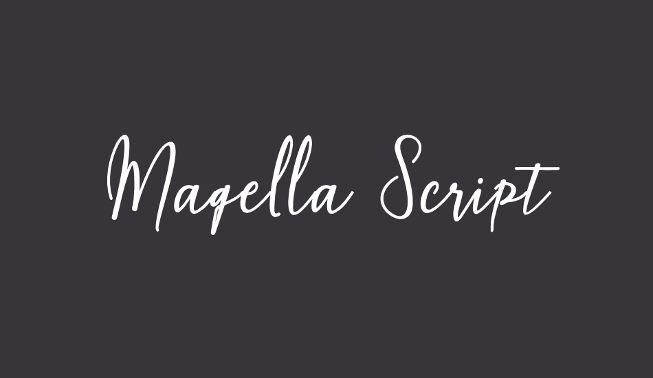 Maqella Script font big