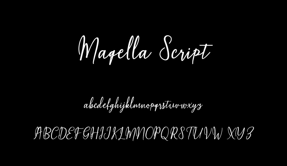 Maqella Script font