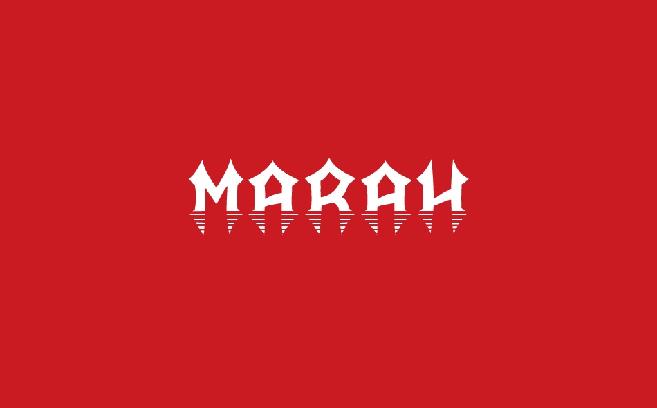 Marah font big