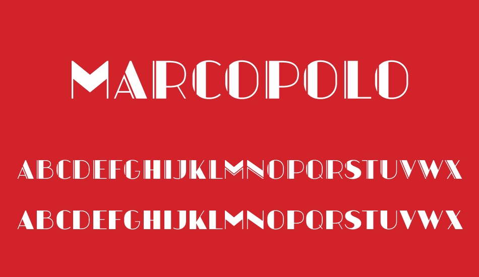 Marcopolo font