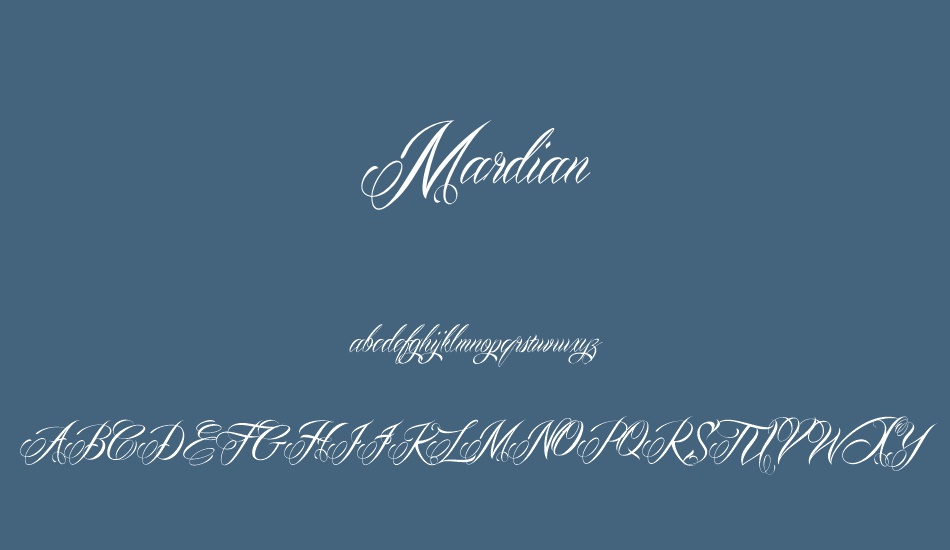 mardian-demo font