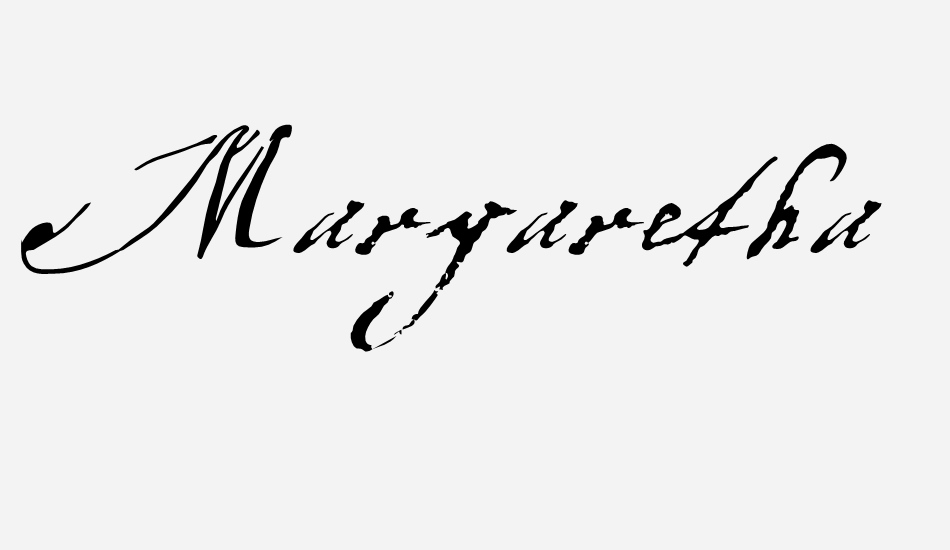 Margaretha font big