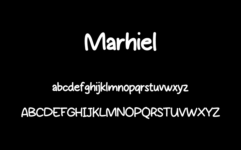 Marhiel font