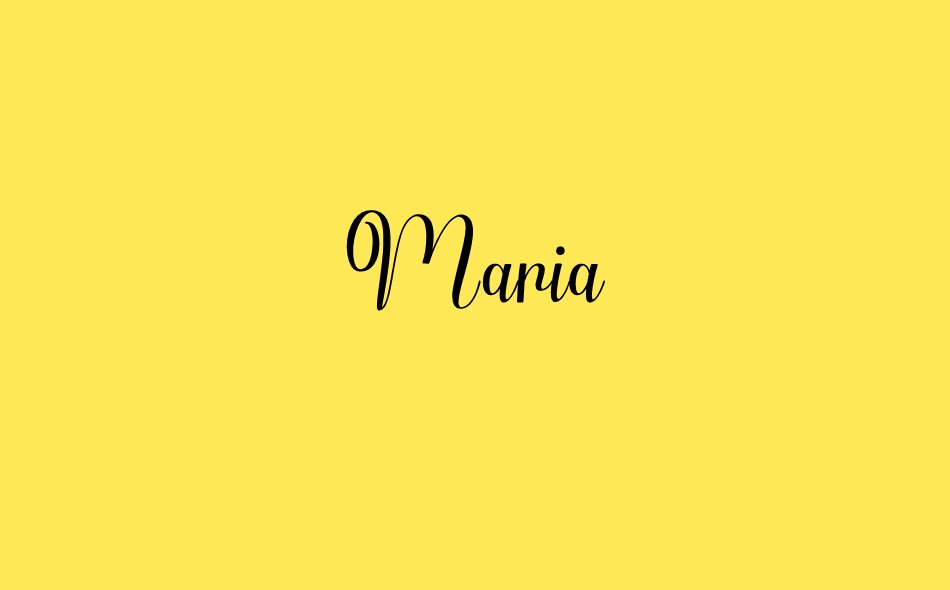 Maria Christmas font big