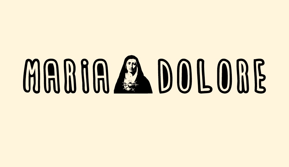 maria_dolores font big