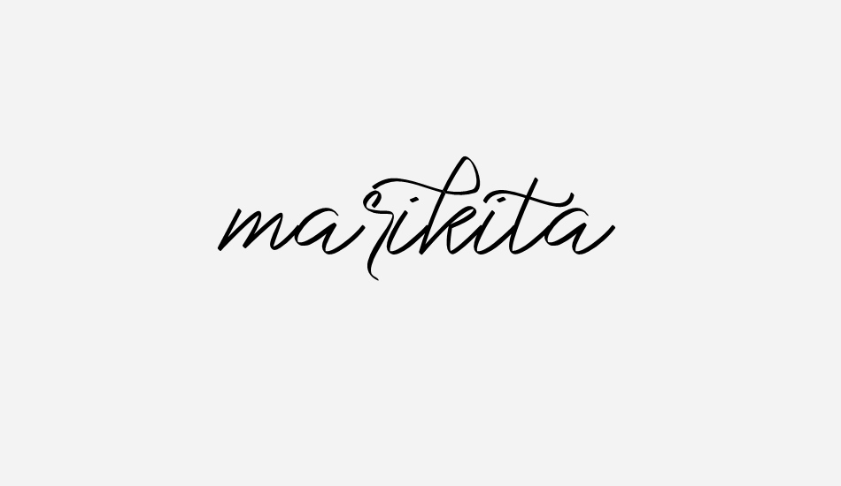 marikita font big