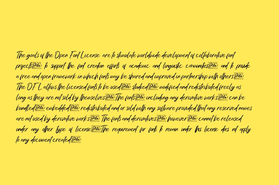 Maristand font 1