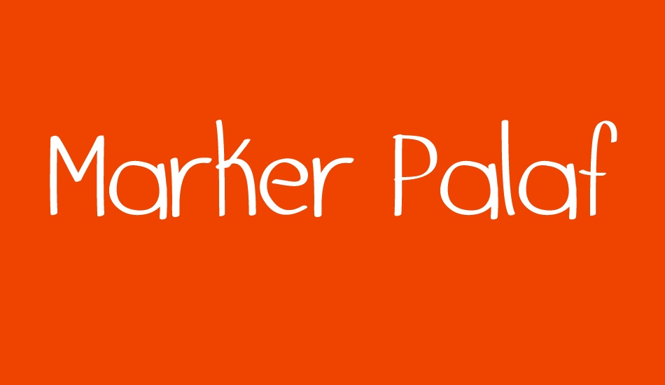 Marker Palafotz font big