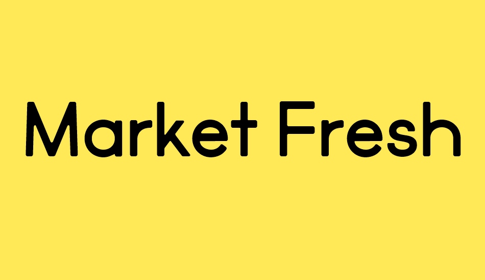 Market Fresh font big