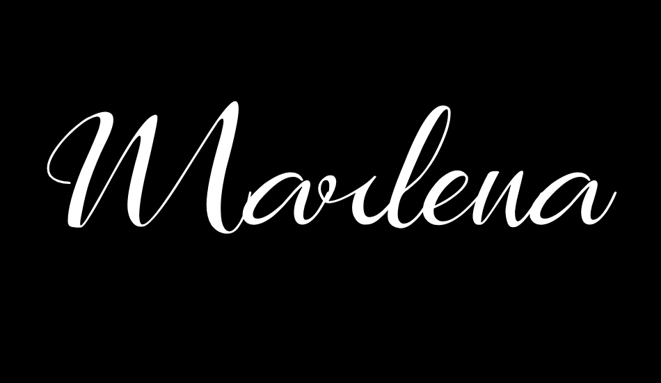 Marlena font big